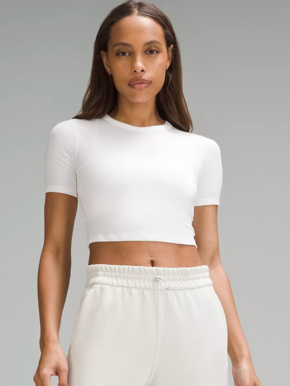 Hold Tight Straight-Hem Cropped T-Shirt | Lululemon